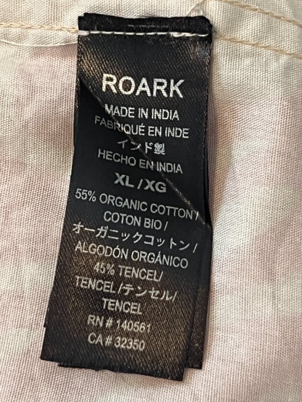 Coastal Modern Surf Matisse-inspired Roark Journey Button-up Shirt Men's size XL - Picture 7 of 9